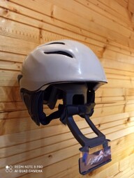 PRILBA SLOKKER WHITE-BLACK 53-55CM
